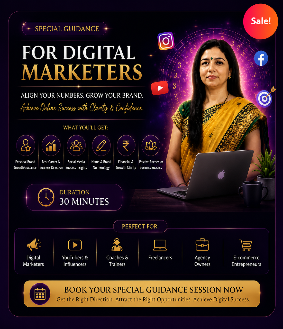 🚀 Special Guidance for Digital Marketers | Business Growth & Numerology Consultation